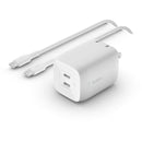 Belkin BoostCharge Pro Dual USB-C GaN Wall Charger with USB-C Cable