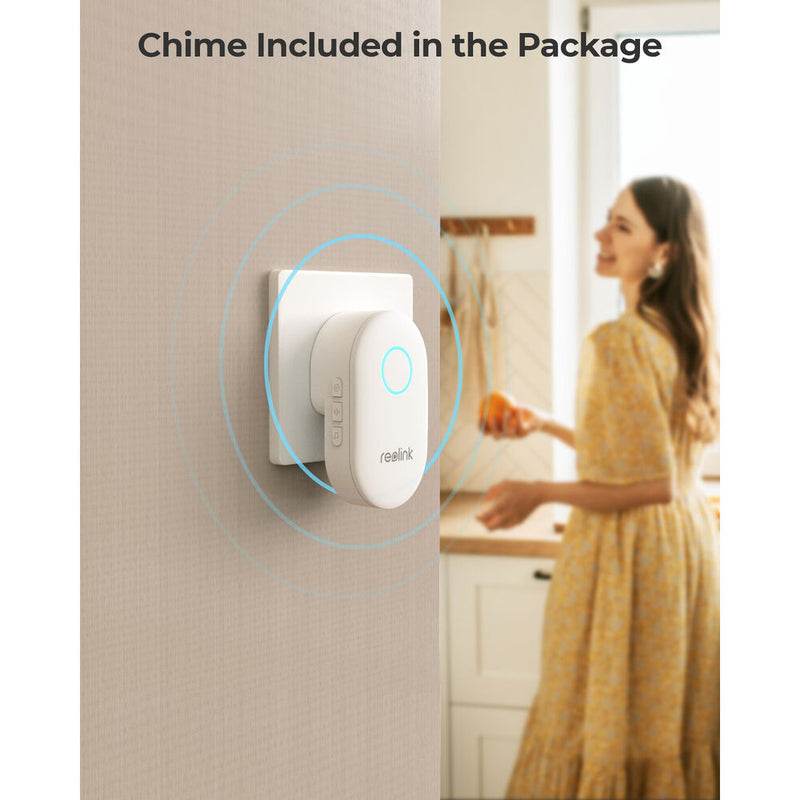 Reolink VDP5M 5MP PoE Wired Video Doorbell with Chime