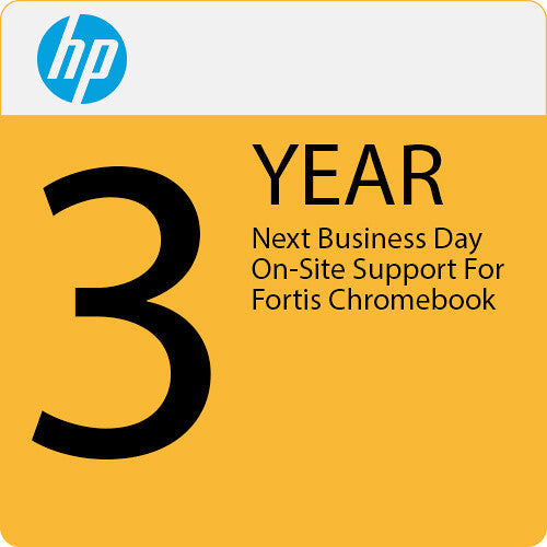 HP 3-Year Next Business Day On-Site Support for Fortis Chromebook
