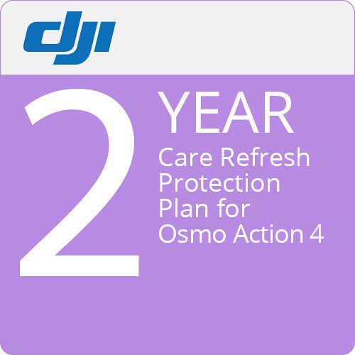 DJI 2-Year Care Refresh Protection Plan for Osmo Action 4 (Digital Code)