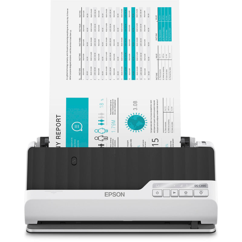 Epson DS-C490 Compact Desktop Document Scanner