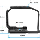 CAMVATE Full Camera Cage with Dovetail/Baseplate Assembly for FUJIFILM X-H2S