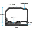 CAMVATE Full Camera Cage with Dovetail Plate Assembly for Nikon Z7 II