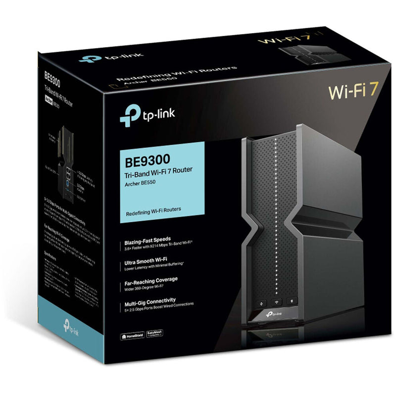 TP-Link Archer BE550 BE9300 Tri-Band 2.5G Router