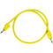 TipTop Audio Stackable Shielded 3.5mm Eurorack Patch Cable (Yellow, 19.7", Single)