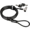 Rocstor Rocbolt N19 Slim Security Cable With Key Lock and 2 Keys (6', TAA)