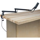 Auray BA-LPR Low-Profile Broadcast Arm with Riser