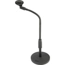 Auray MSGN-17 Telescoping Desktop Mic Stand with Gooseneck (18")