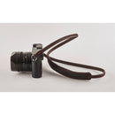 Oberwerth Mosel Hydro Camera Strap (Black Leather/Red Stitching, 49.2")