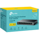 TP-Link LS108GP 8-Port Gigabit PoE+ Compliant Unmanaged Switch