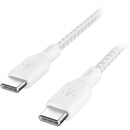 Belkin BoostCharge Braided USB-C Cable (10', White)