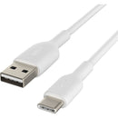 Belkin BoostCharge USB-A to USB-C Cable (3.3', White, 2-Pack)