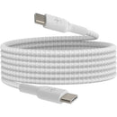 Belkin BoostCharge Braided 60W USB-C Cable (White, 3.3', 2-Pack)