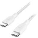 Belkin BoostCharge Braided USB-C Cable (6.6', White, 2-Pack)