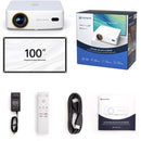 Vankyo Leisure L570 200-Lumen Full HD LED LCD Smart Projector with 100" Screen