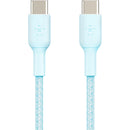 Belkin BoostCharge Braided 60W USB-C Cable (Blue, 6.6')