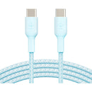 Belkin BoostCharge Braided 60W USB-C Cable (Blue, 6.6')