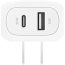 Belkin BoostCharge 42W 2-Port USB Wall Charger with USB-C to Lightning Cable