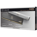 Team Group 48GB T-Create Expert DDR5 6400 MHz UDIMM Memory Kit (2 x 24GB, White)