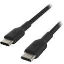 Belkin BoostCharge Braided 60W USB-C Cable (Black, 3.3')