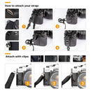 TARION Adjustable Camera Neck Strap (Black)