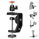 TARION TR-C 2-in-1 Multipurpose C-Clamp Desk Camera Mount
