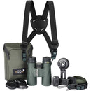 Vanguard 10x42 VEO ED Binoculars with Quick-Detach Strap, Harness & Digiscoping Adapter