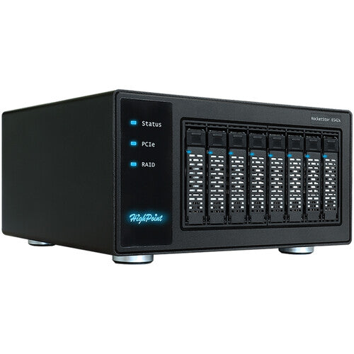 HighPoint Rocketstor RS6542AW 8-Bay PCIe x16 RAID Enclosure