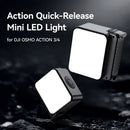 Ulanzi LM18 Mini Daylight LED Light for DJI Osmo Action 4/3 & Pocket 3