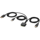 Belkin Modular HDMI and DisplayPort Dual-Head Host Secure KVM Cable (6')