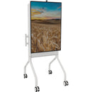 Chief Voyager Large Manual Height-Adjustable AV Cart (White)