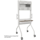 Chief Voyager Large Manual Height-Adjustable AV Cart (White)