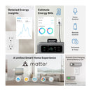 TP-Link Tapo P210M Smart Wi-Fi Outlet with Energy Monitoring (Matter)