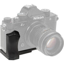 FotodioX Deluxe Metal Camera Hand Grip for Nikon Zf Camera with Wooden Accent