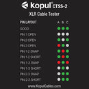 Kopul CTSS-2 Double Barrel XLR Cable Tester