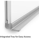 Luxor Porcelain Wall-Mounted Dry-Erase Whiteboard (36 x 24")