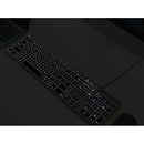 Macally Dual Connection Backlit Keyboard with Built-In USB Hub for Mac