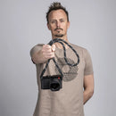 COOPH Rope Camera Strap (Duotone Charcoal, 39.4", Ring Attachment)