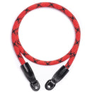 COOPH Rope Camera Strap (Duotone Red, 39.4", Ring Attachment)