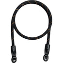 COOPH Rope Camera Strap (Orange Obsidian, 45.3", Ring Attachment)