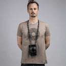 COOPH Rope Camera Strap (Duotone Charcoal, 39.4", Webbing Attachment)