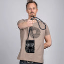 COOPH Rope Camera Strap (Duotone Charcoal, 39.4", Webbing Attachment)