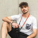 COOPH Rope Camera Strap (Duotone Red, 51.2", Webbing Attachment)