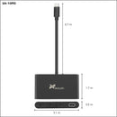 Xcellon 4-Port Pro USB-C Hub