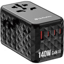 Verbatim UTA-10 140W 4-Port USB GaN III Universal Travel Adapter