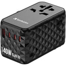 Verbatim UTA-10 140W 4-Port USB GaN III Universal Travel Adapter