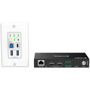 Comprehensive Pro AV/IT Integrator GX Series 6-Port USB Wall Plate Extender Kit