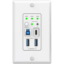Comprehensive Pro AV/IT Integrator GX Series 6-Port USB Wall Plate Extender Kit