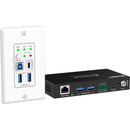 Comprehensive Pro AV/IT Integrator GX Series 6-Port USB Wall Plate Extender Kit
