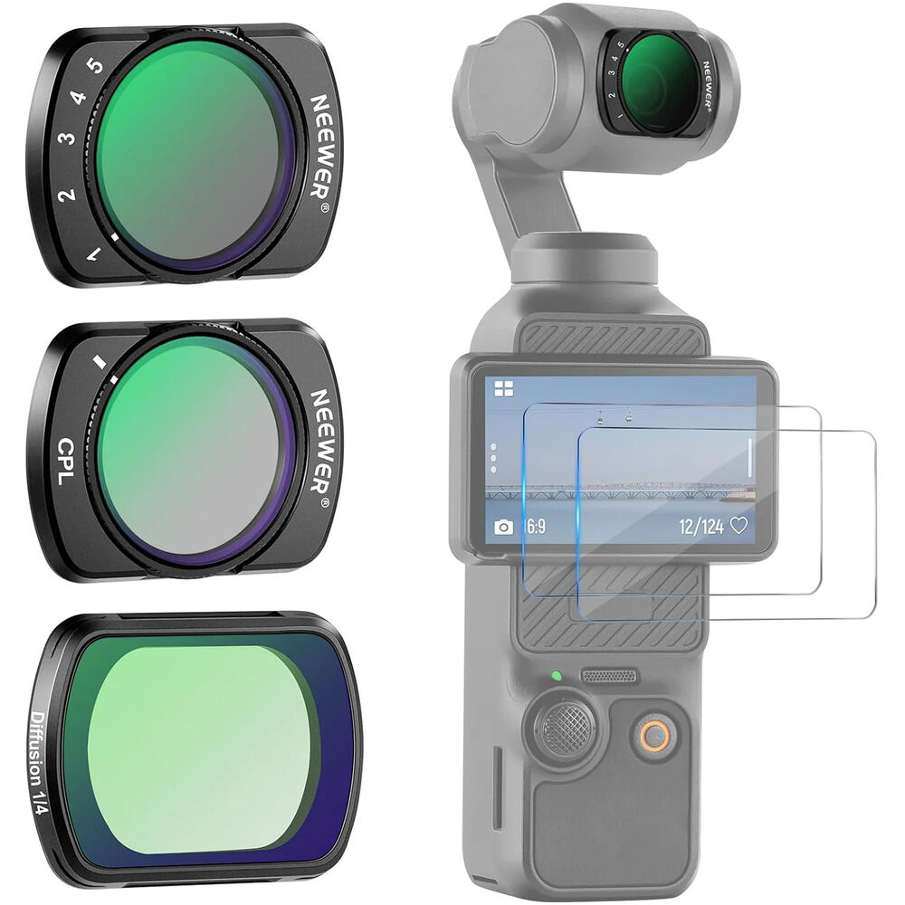 Buy in India Neewer Lens Filter Kit for DJI Osmo Pocket (3-Pack